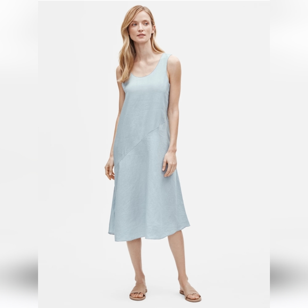 Organic Handkerchief Linen Tank Dress